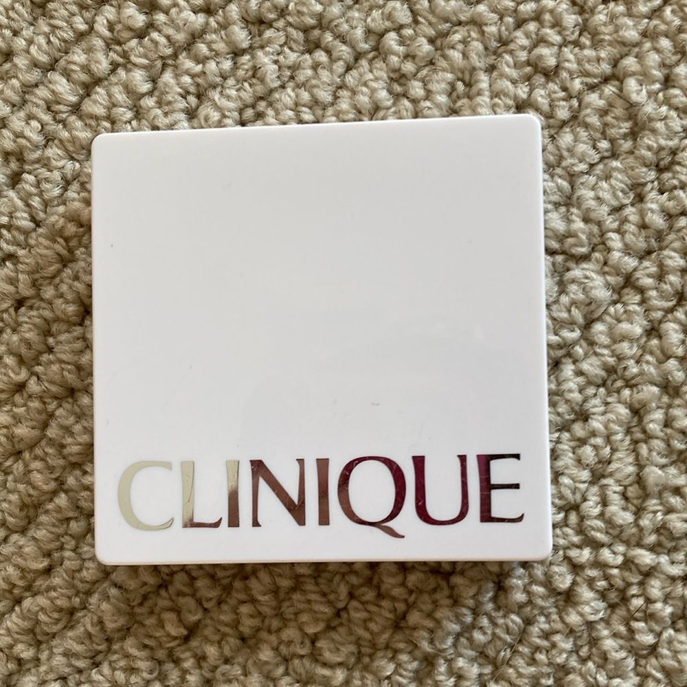 Clinique White Compact Mauve Purple Nude Shades Like New